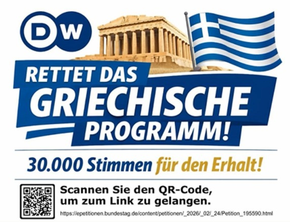 Rettet das Griechische Programm der Deutschen Welle